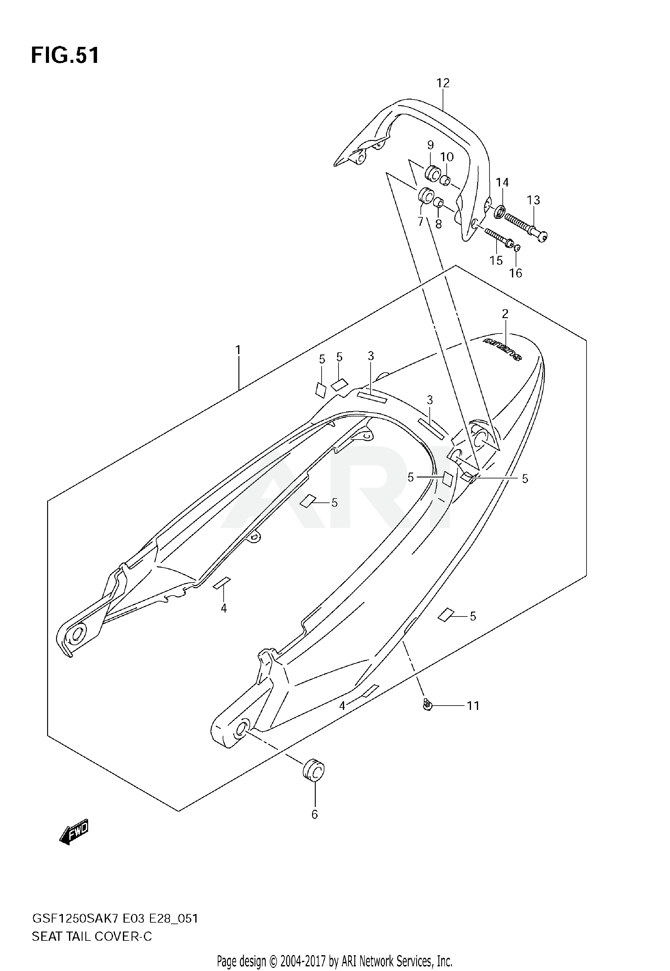 SEAT TAIL COVER