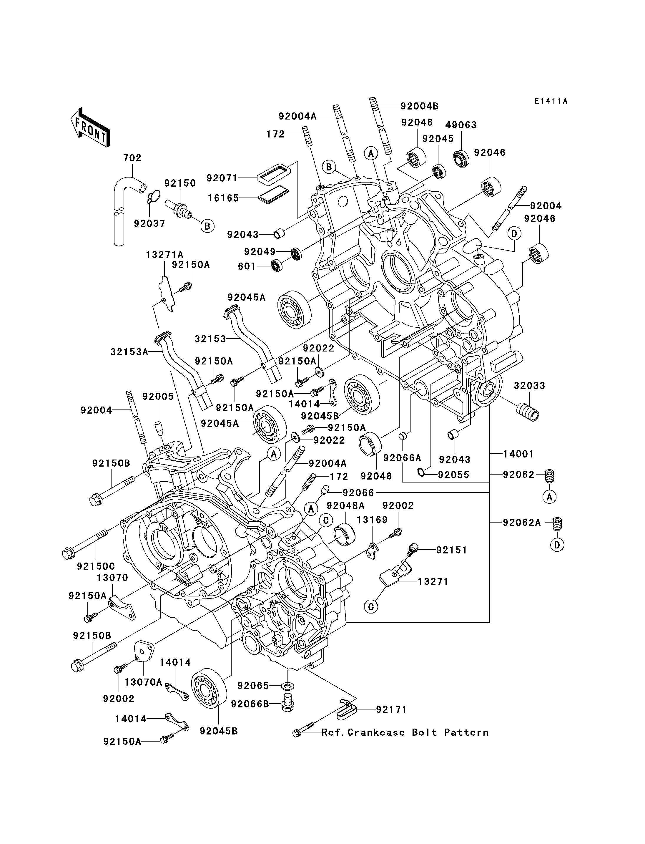 Crankcase(VN1500-E5/E6)