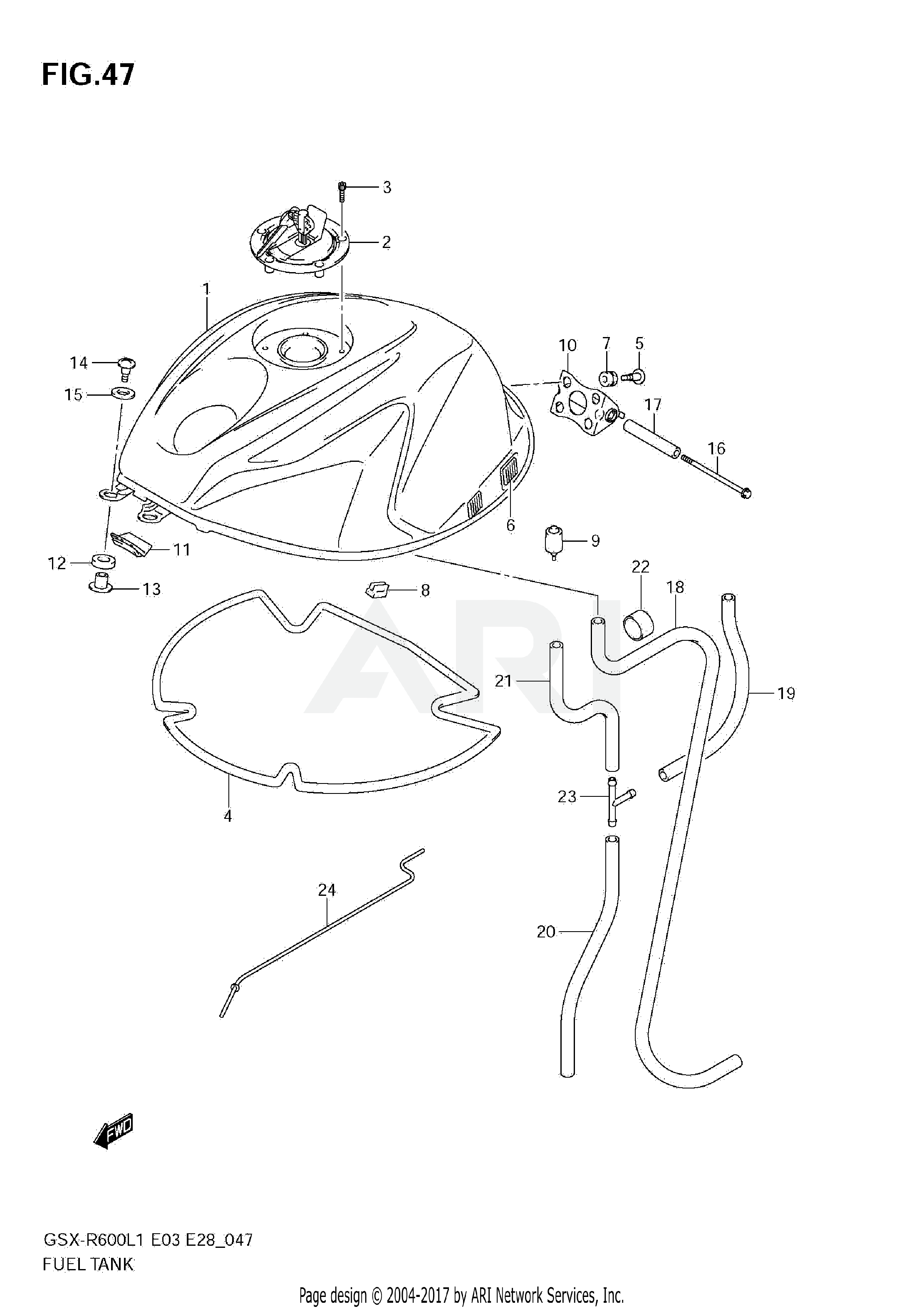 FUEL TANK (E28)