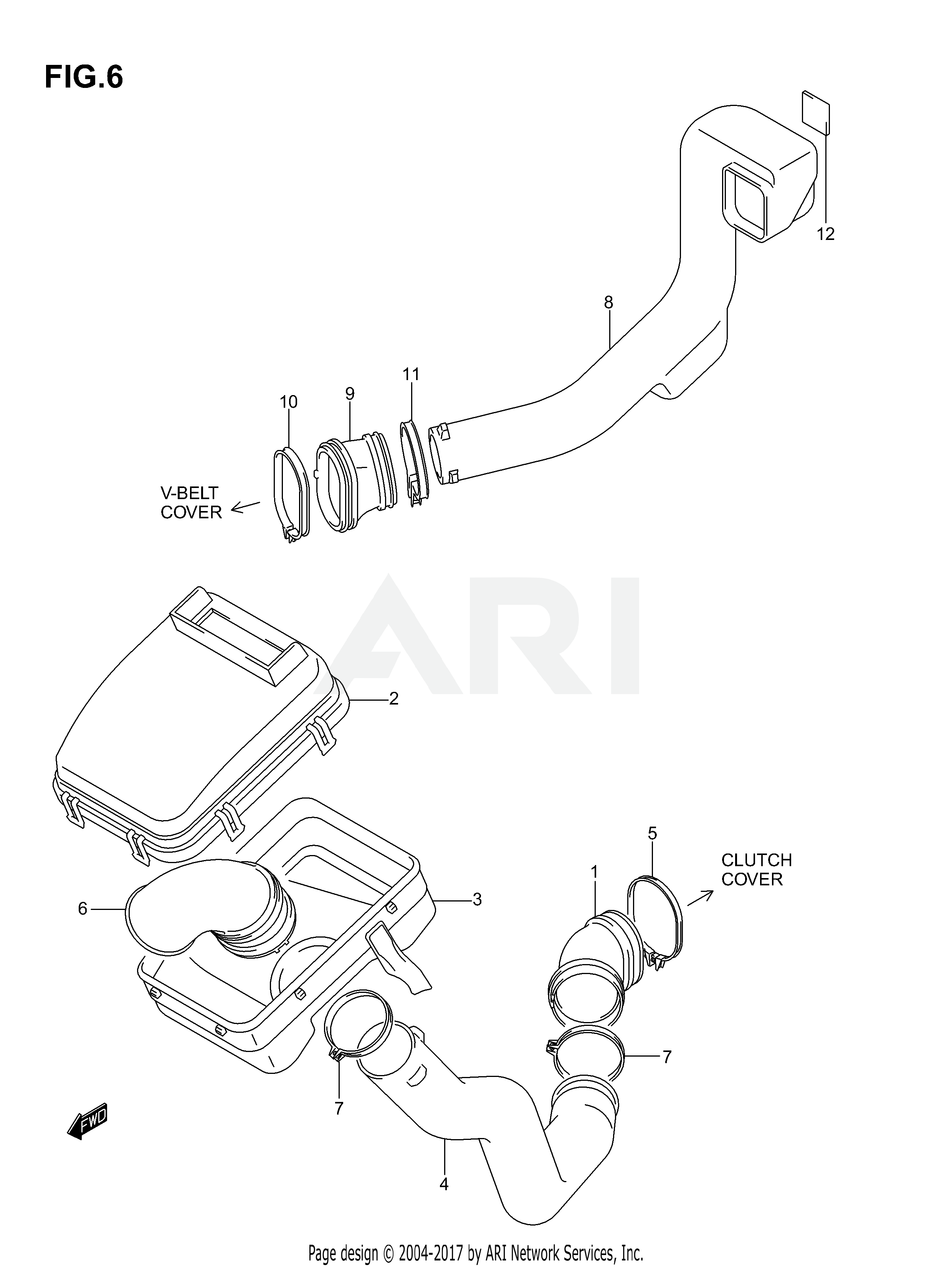 BELT COOLING DUCT