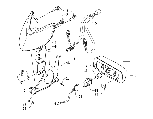 HEADLIGHT AND TAILLIGHT ASSEMBLIES