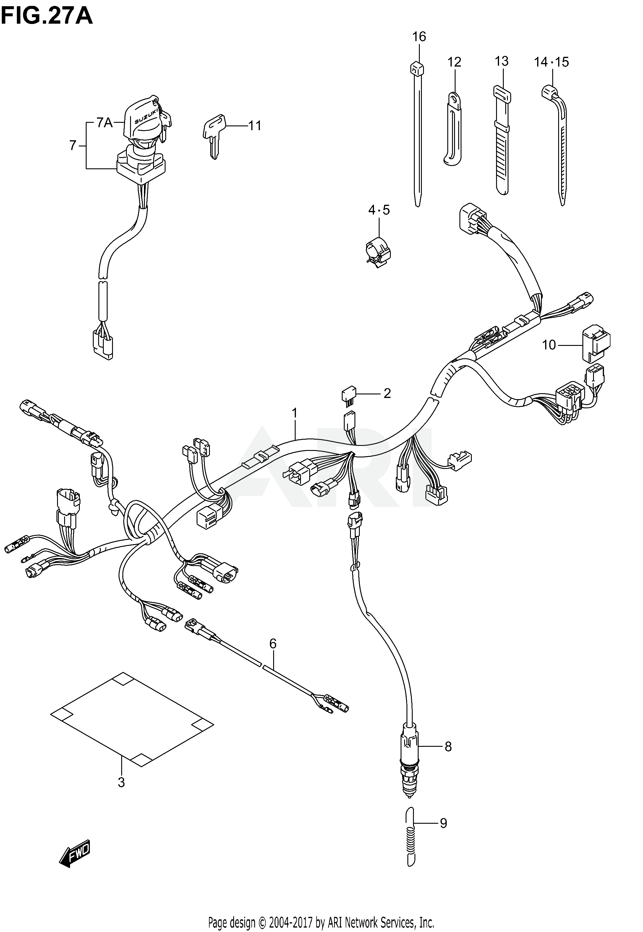 WIRING HARNESS (MODEL K5/K6)