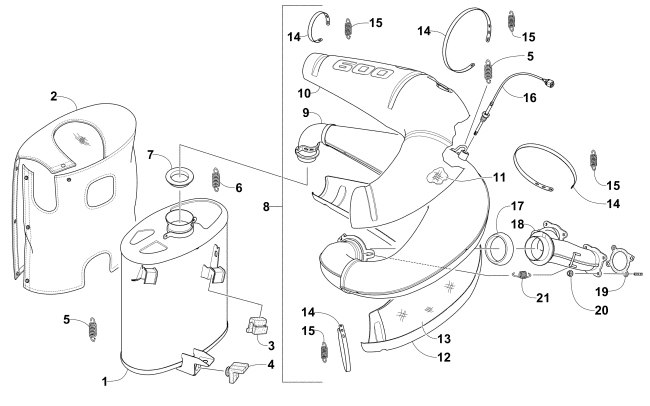 EXHAUST ASSEMBLY