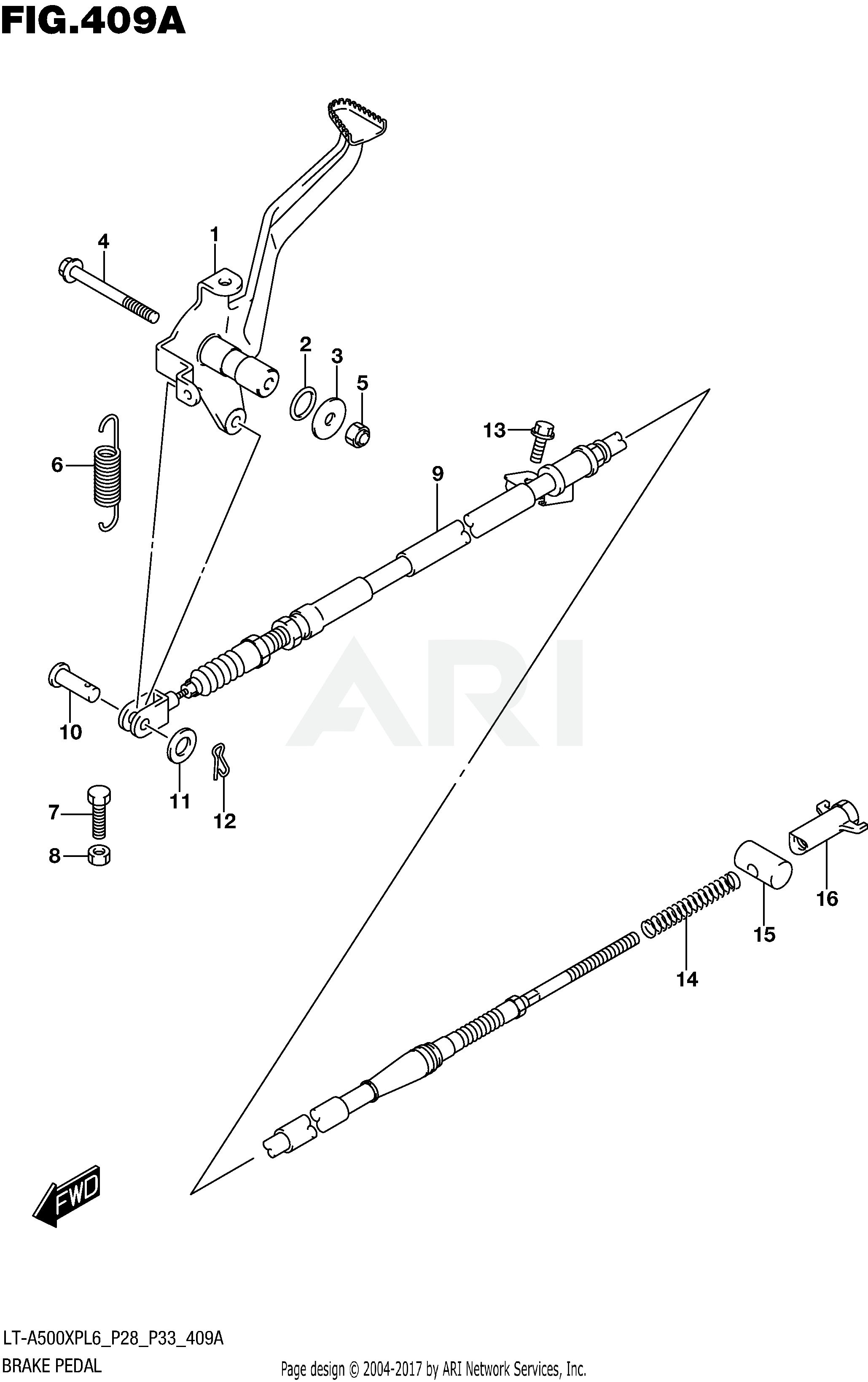 BRAKE PEDAL