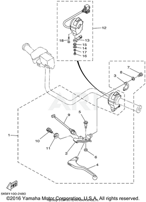 HANDLE SWITCH LEVER