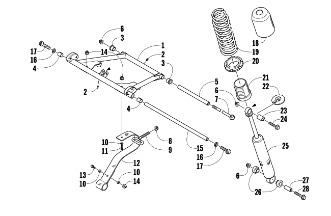 REAR SUSPENSION FRONT ARM ASSEMBLY