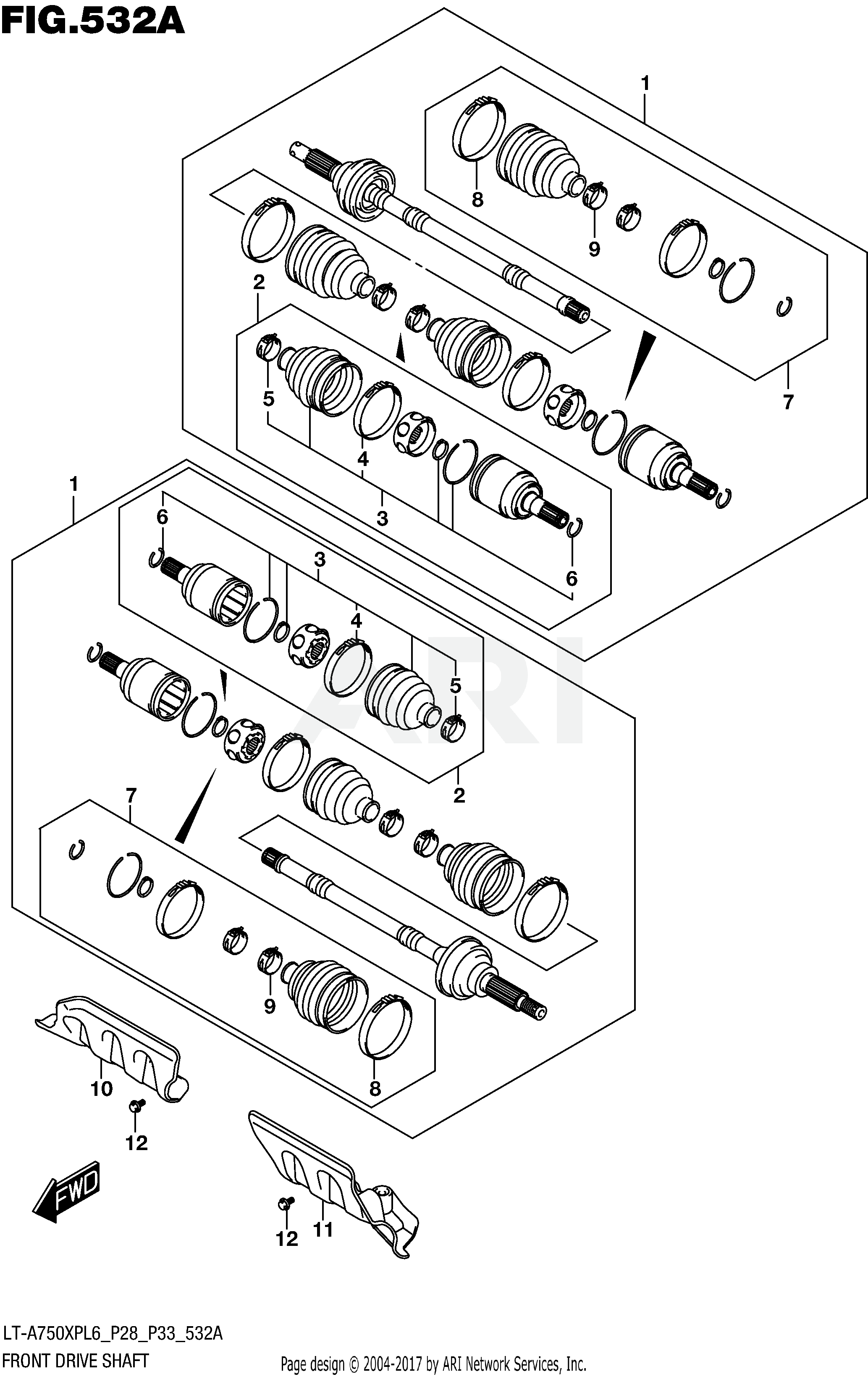 FRONT DRIVE SHAFT