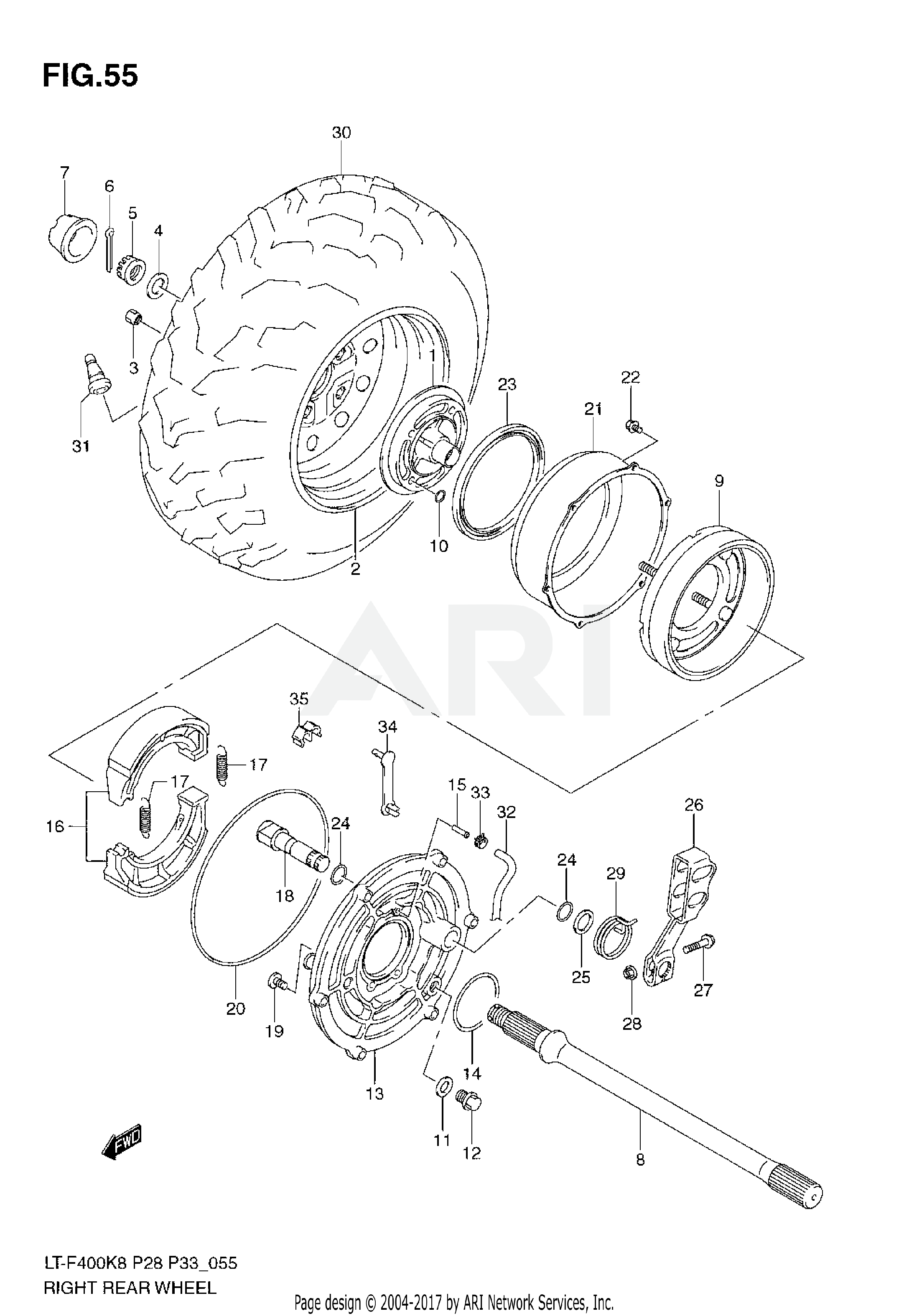 RIGHT REAR WHEEL