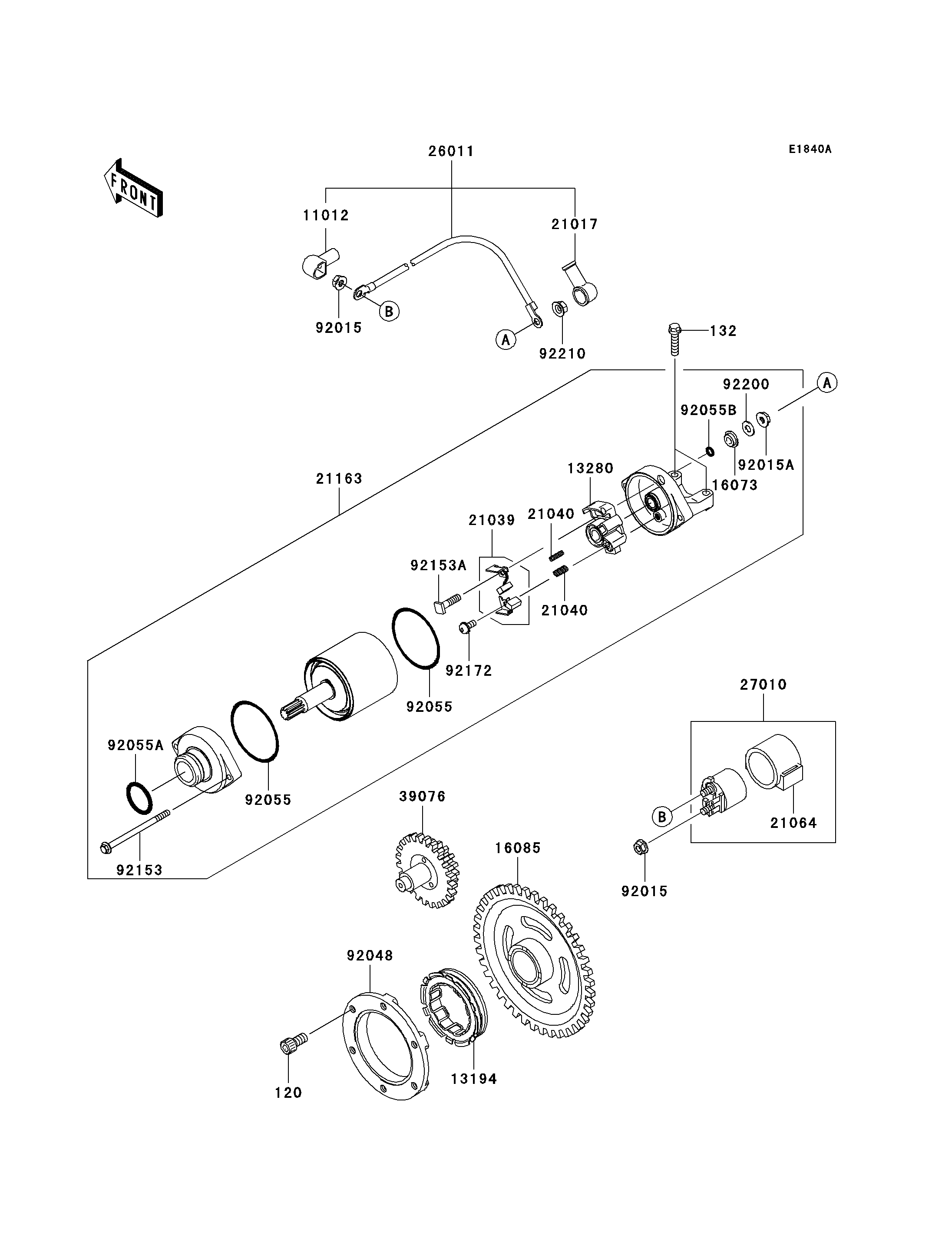 Starter Motor(C9F/CAF)