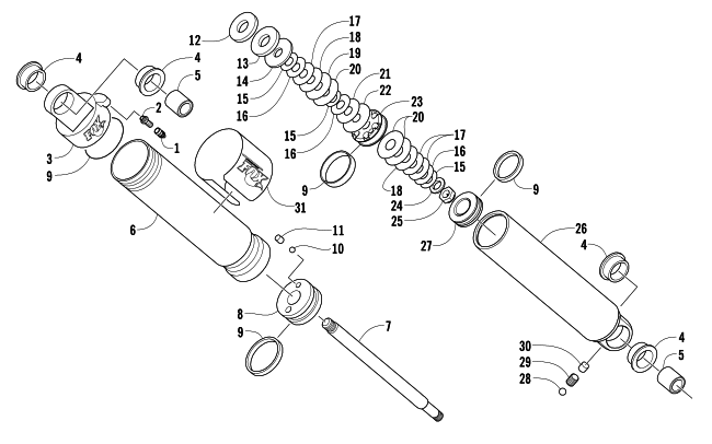 FRONT SUSPENSION SHOCK ABSORBER