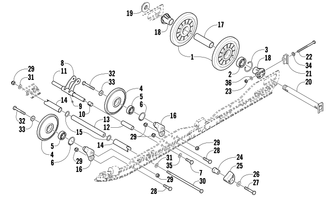 IDLER WHEEL ASSEMBLY