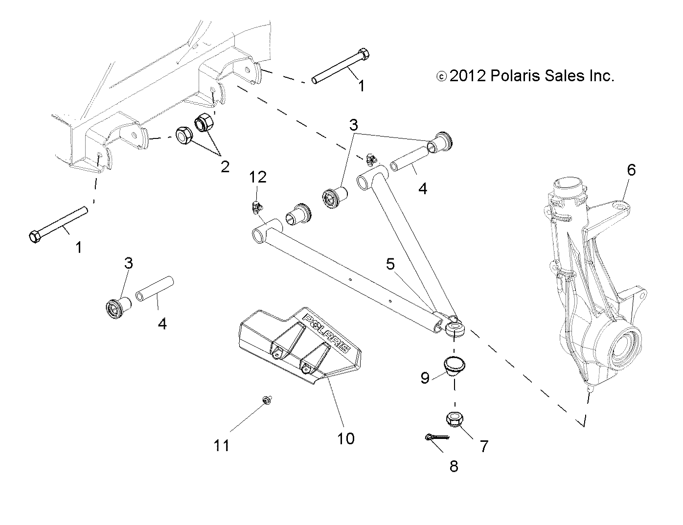 SUSPENSION, A-ARM and STRUT MOUNTING - R20MAAE4G8/G9 (49RGRAARM13500)