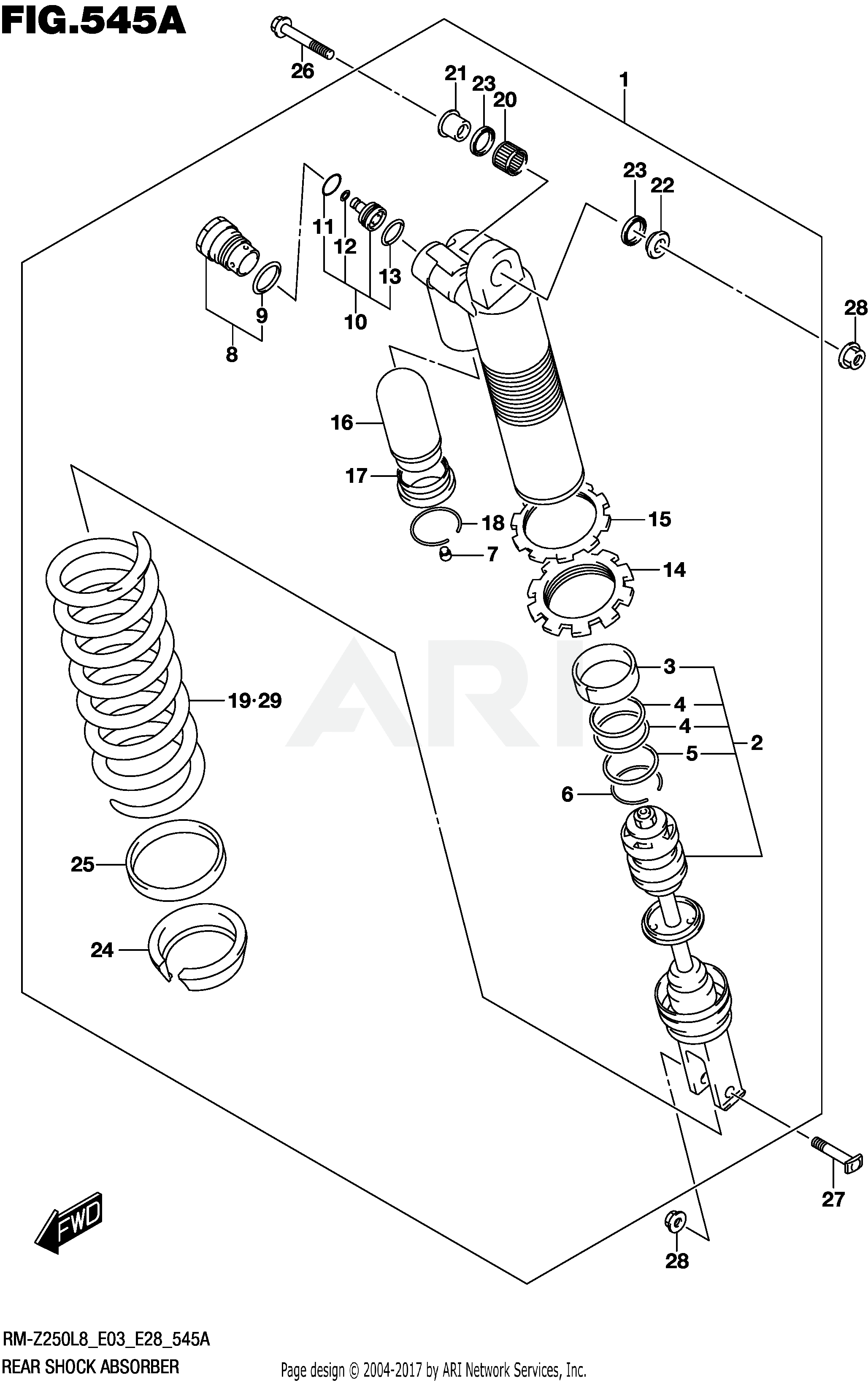 REAR SHOCK ABSORBER