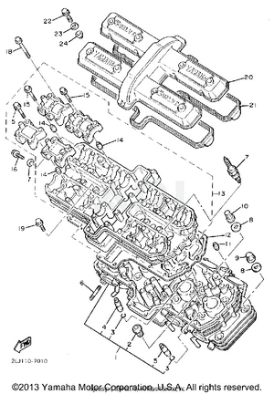 CYLINDER HEAD(CALIFORNIA MODEL ONLY)