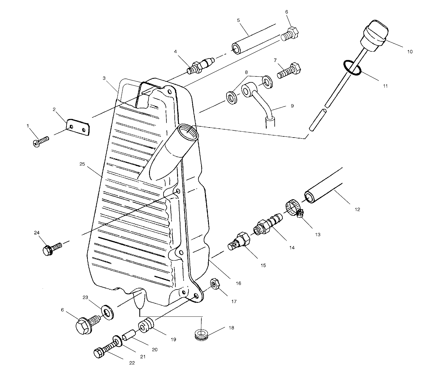 OIL TANK - A01BG50AA (4963766376A012)