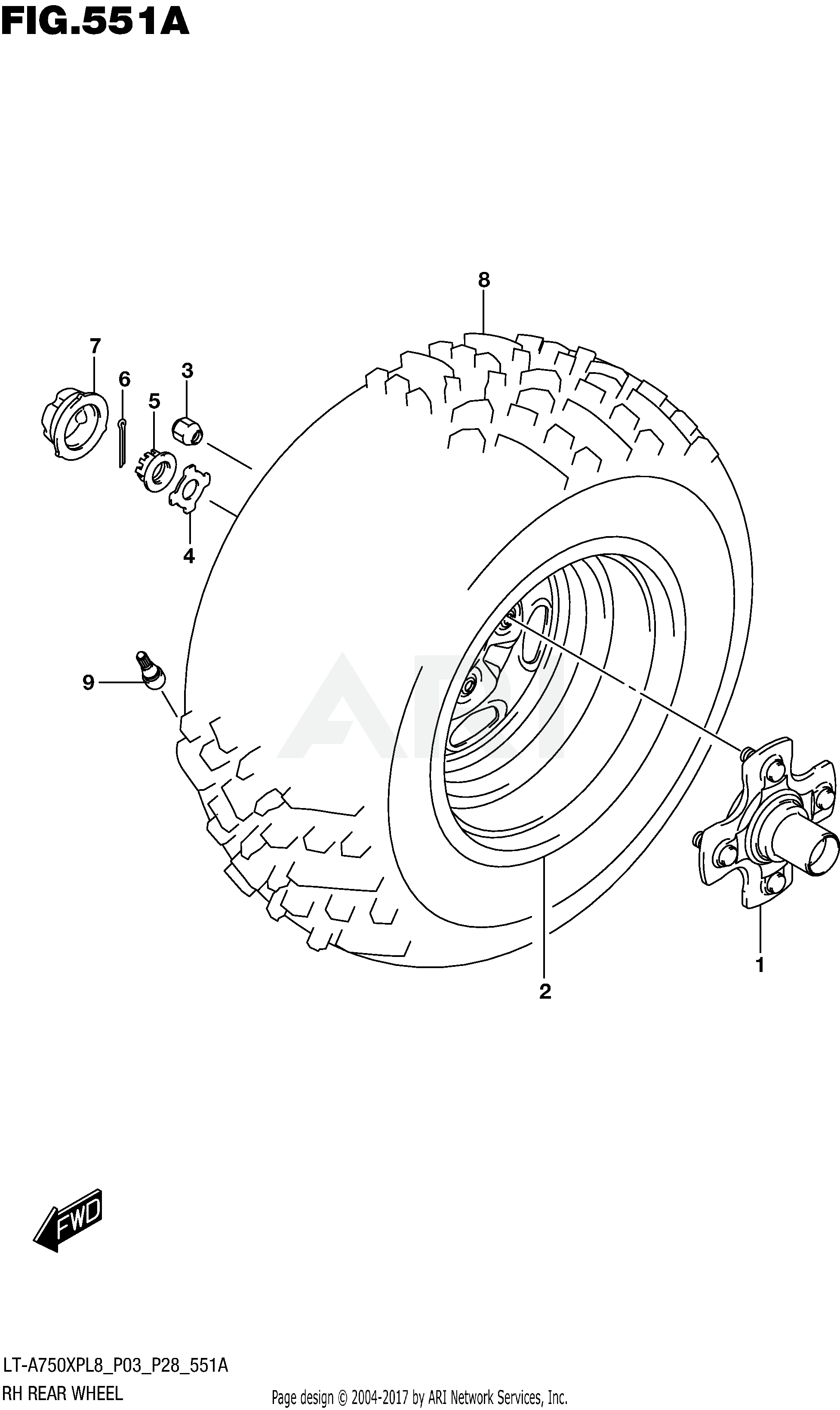 RH REAR WHEEL