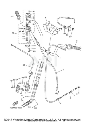 STEERING HANDLE CABLE