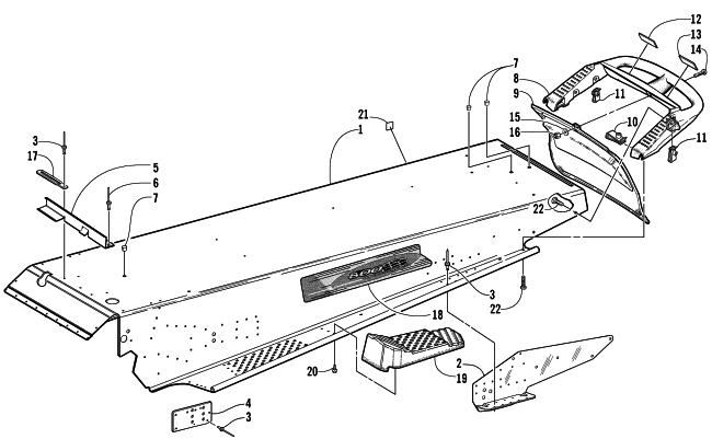 TUNNEL AND REAR BUMPER