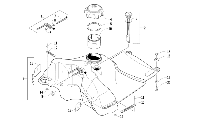 GAS TANK ASSEMBLY