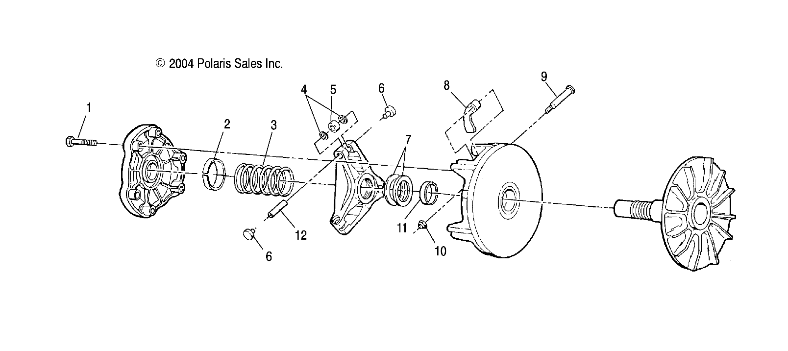 DRIVE CLUTCH - A03BA38CA (4994139413C07)