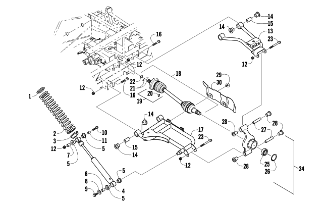 REAR SUSPENSION ASSEMBLY