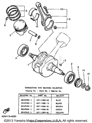 CRANKSHAFT PISTON