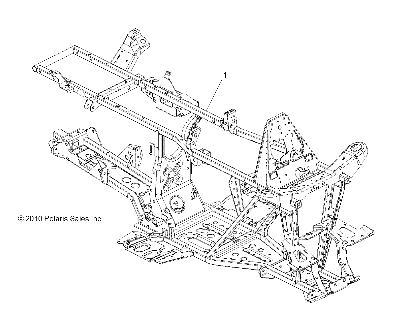 CHASSIS, FRAME - A11MH50FF (49ATVFRAME11SP500)