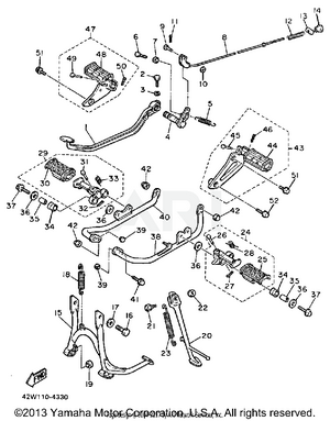 STAND FOOTREST