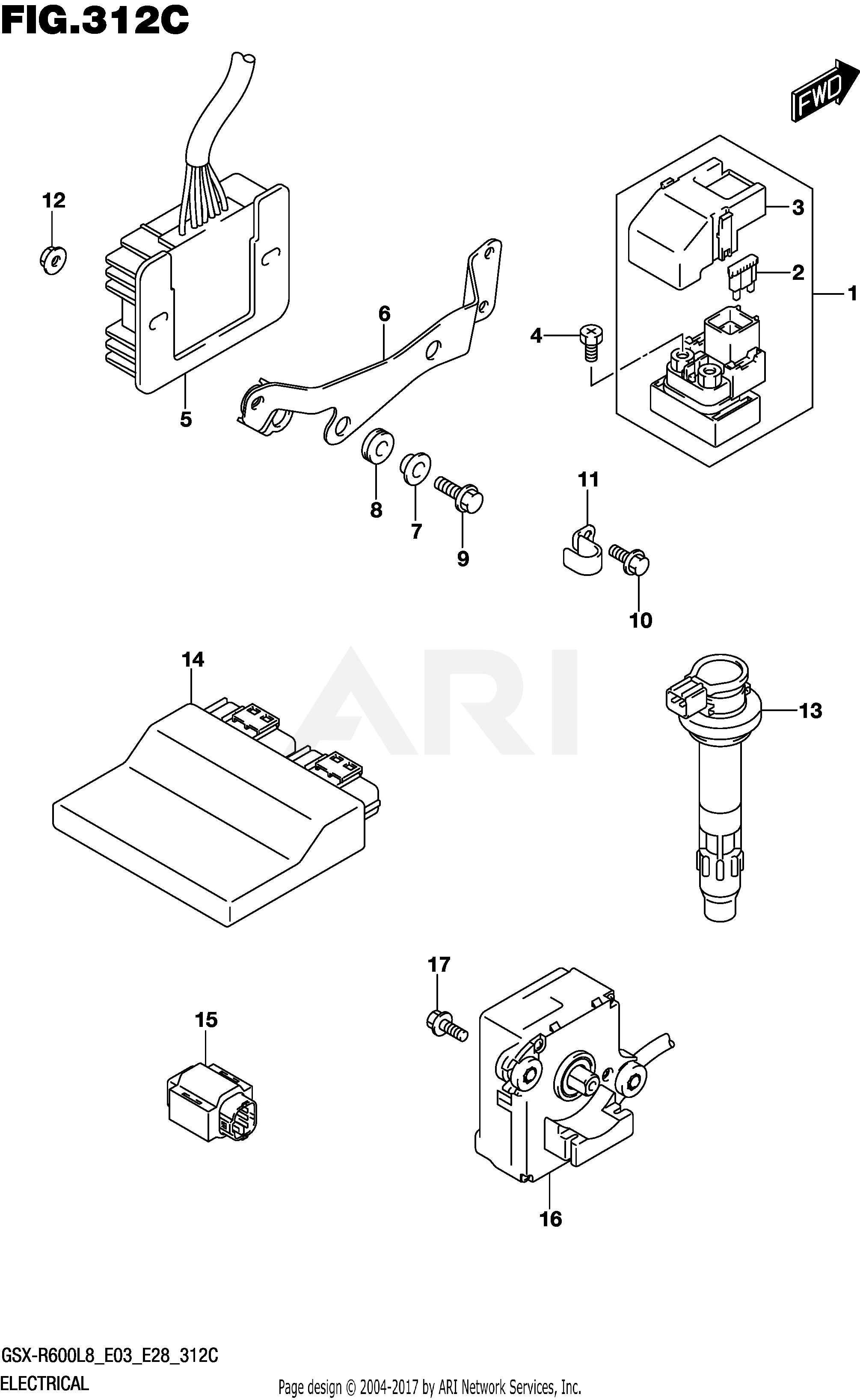 ELECTRICAL (GSX-R600L8 E33)