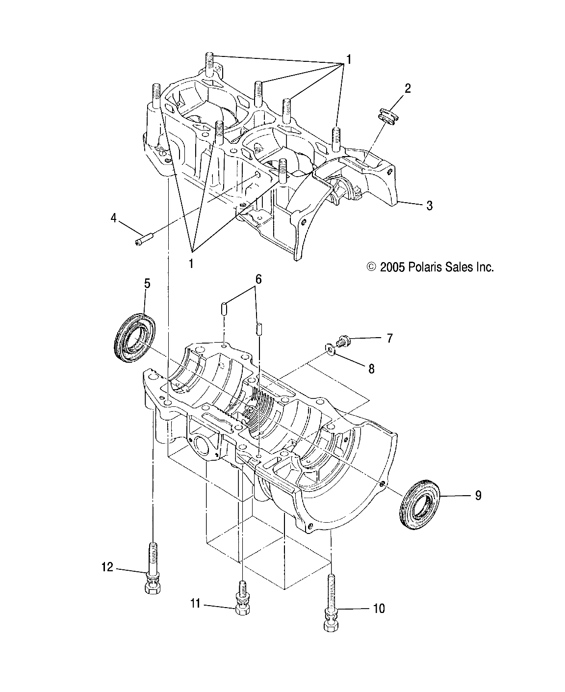 CRANKCASE - S06ND4BS (4999399939C07)