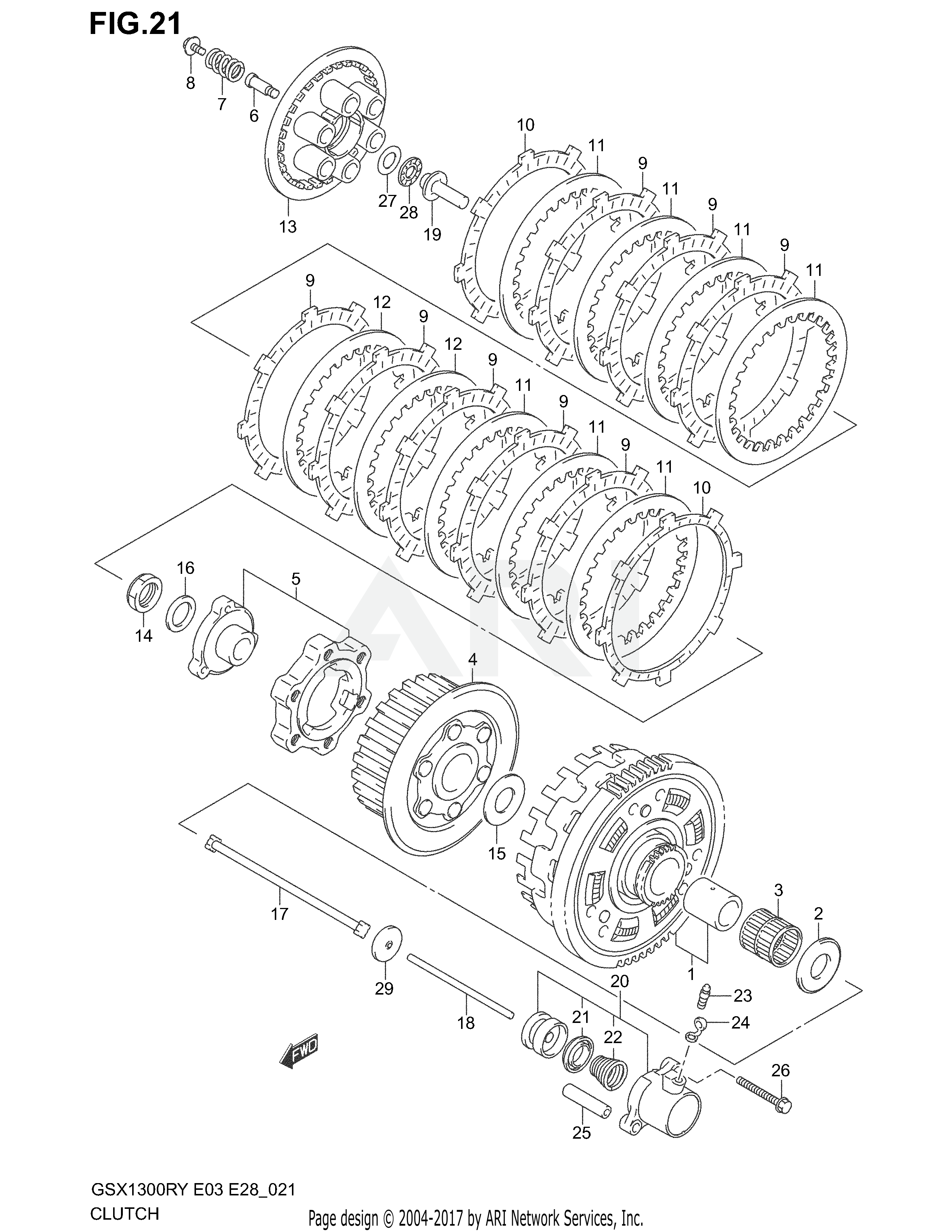 CLUTCH (MODEL X/Y/K1)