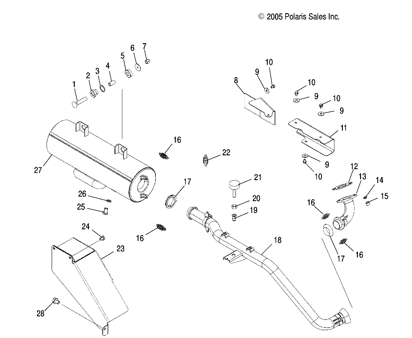 EXHAUST SYSTEM - R06RB50AA/RD50AA (4999202119920211B04)