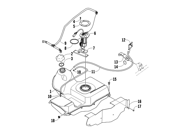 GAS TANK ASSEMBLY