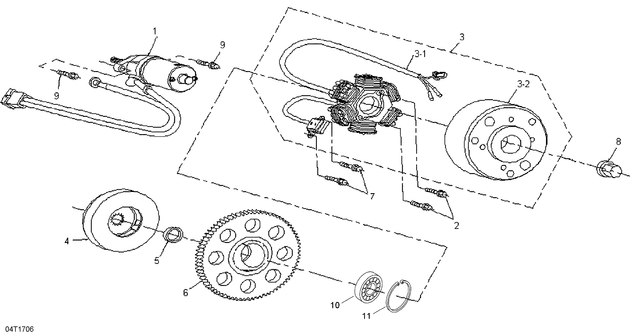 Magneto And Electric Starter