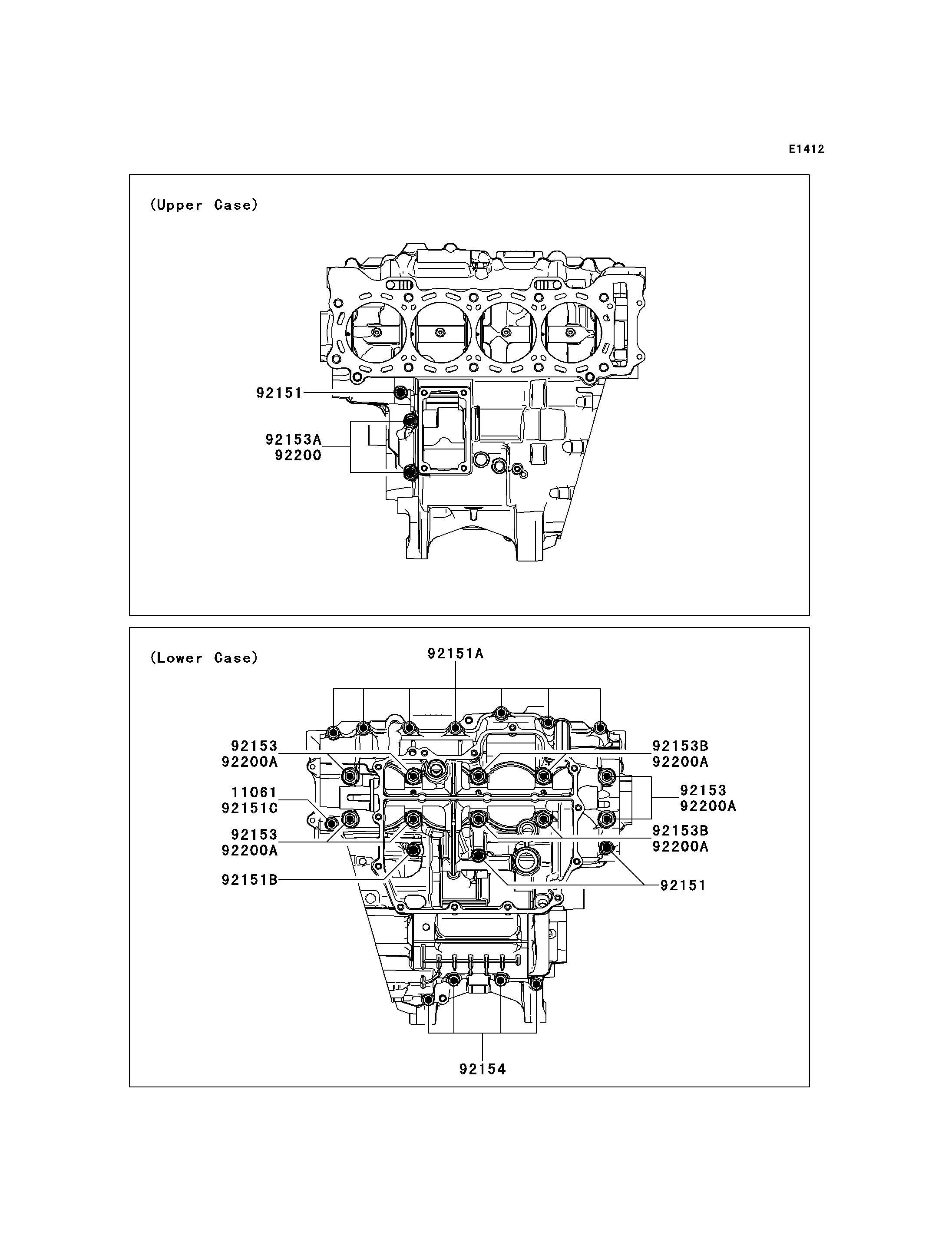 Crankcase Bolt Pattern