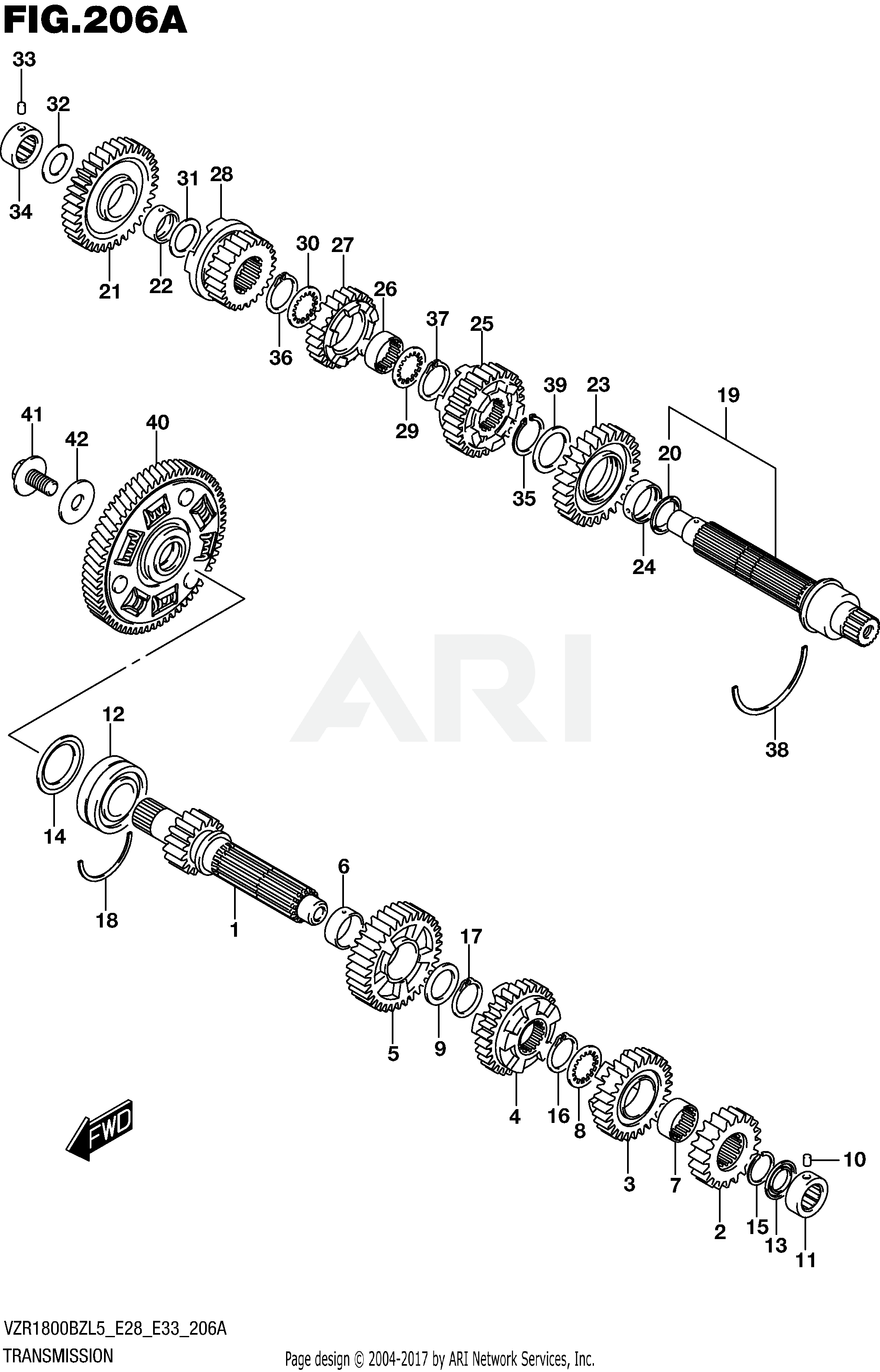 TRANSMISSION (VZR1800BZL5 E28)