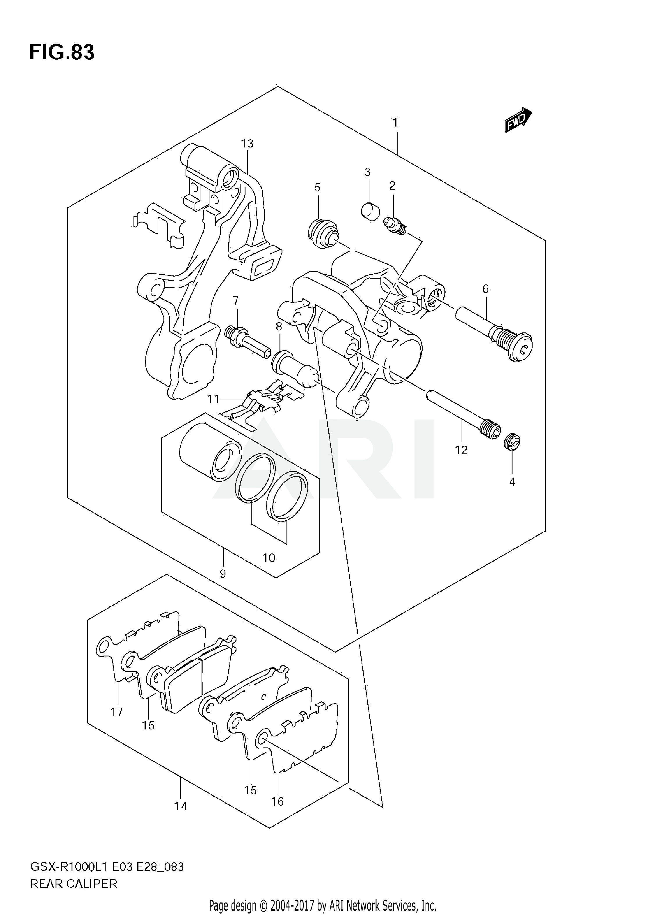 REAR CALIPER