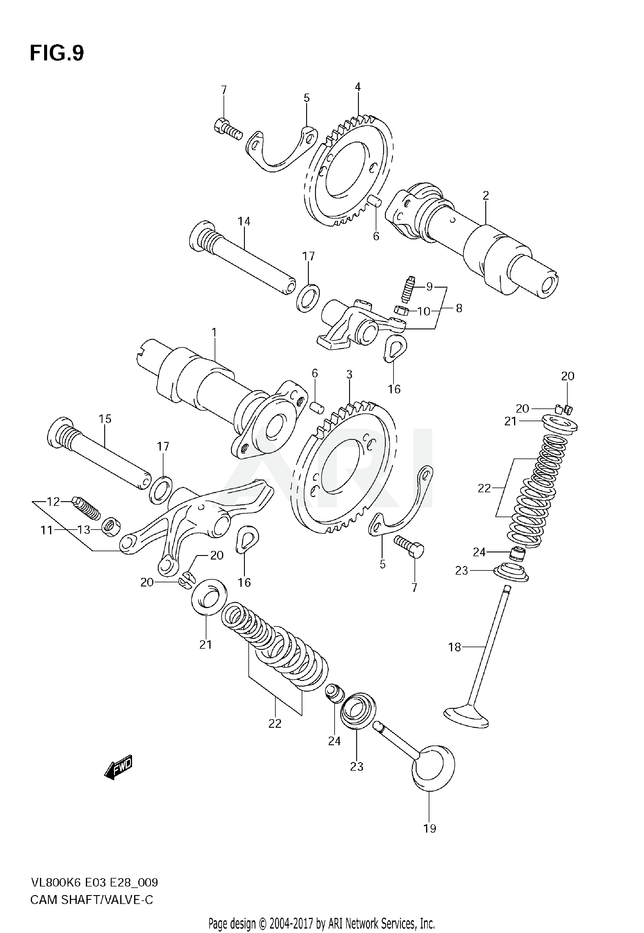 CAMSHAFT - VALVE