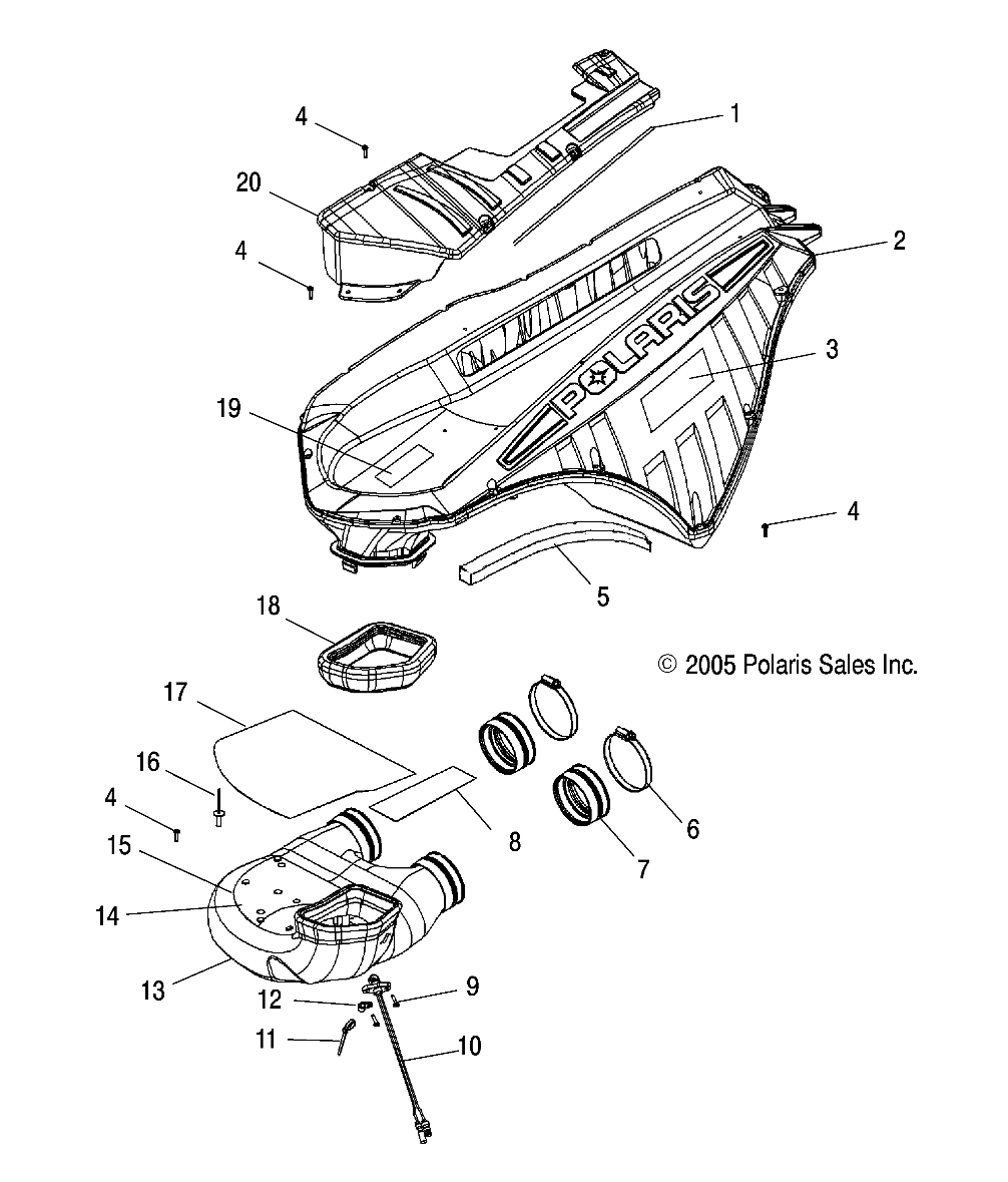 AIR INTAKE SYSTEM - S06PS8DS/DSA (4997439743C06)