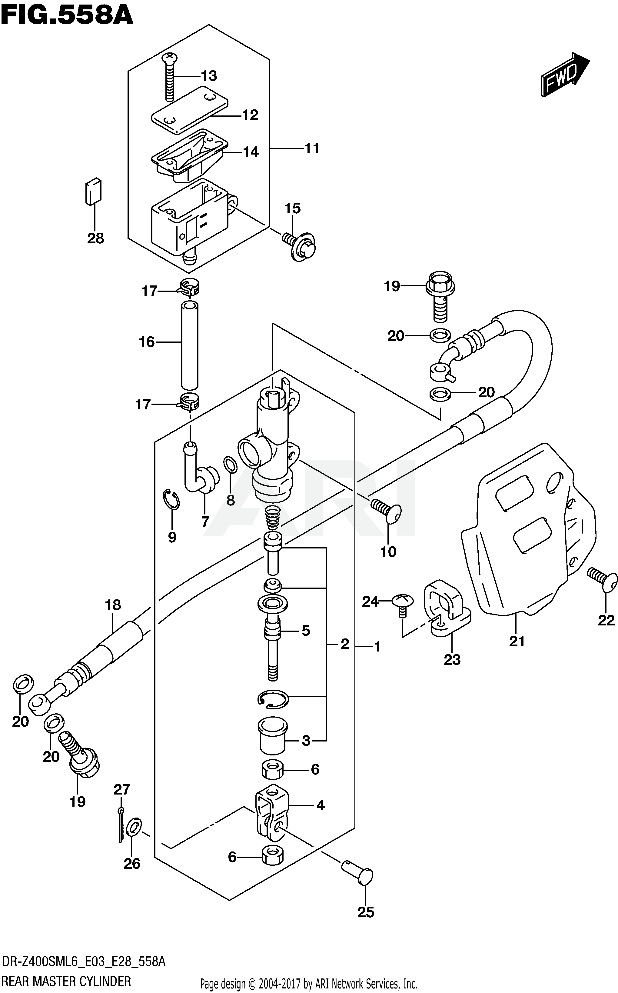 REAR MASTER CYLINDER