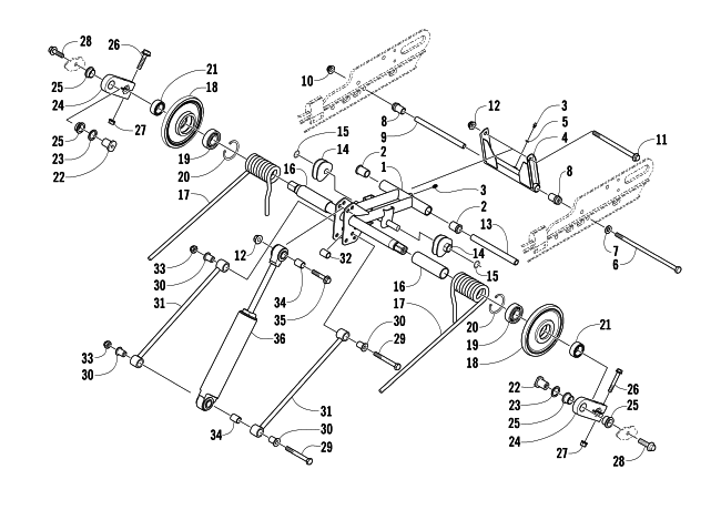 REAR SUSPENSION REAR ARM ASSEMBLY