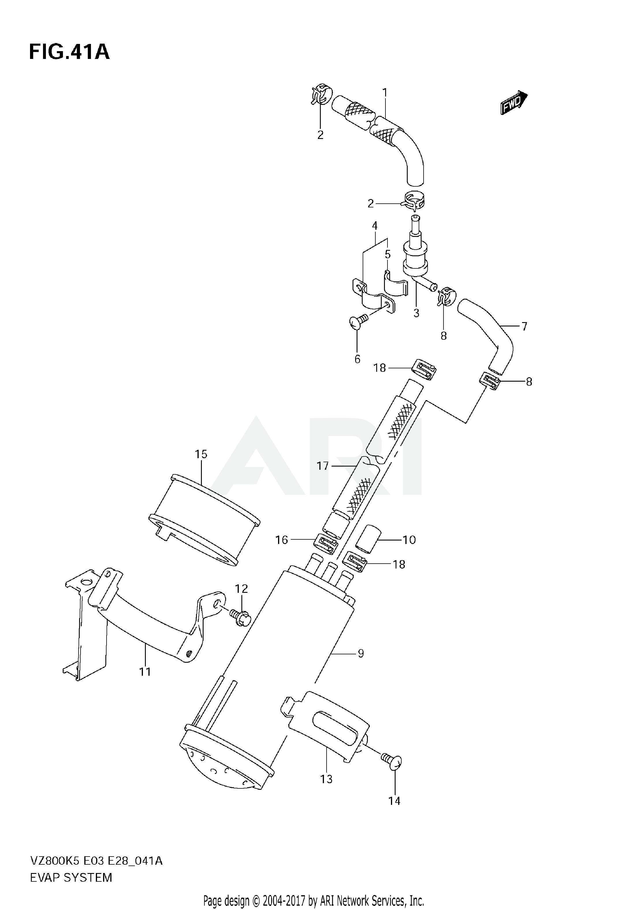 EVAP SYSTEM (MODEL K9)