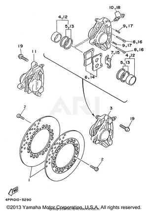 FRONT BRAKE CALIPER