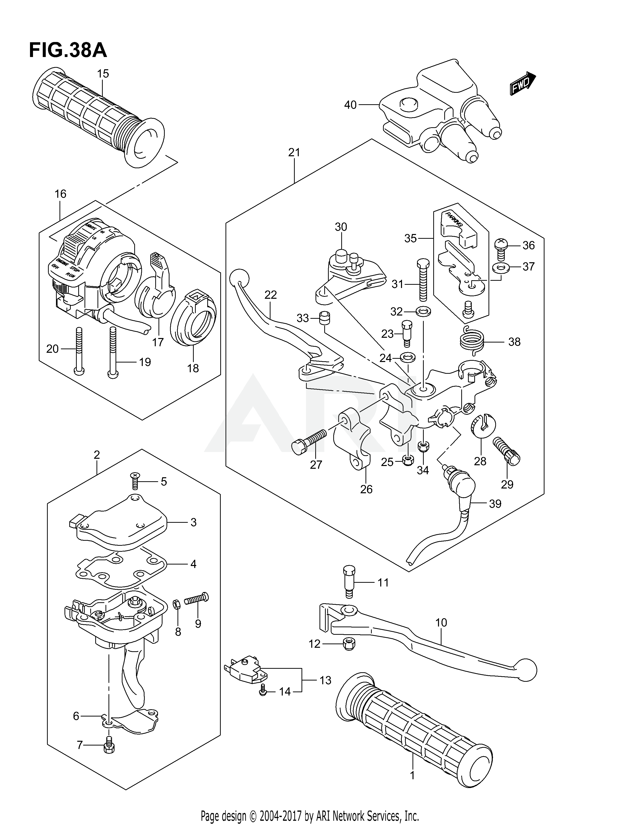 HANDLE LEVER (MODEL K4/K5/K6/K7)