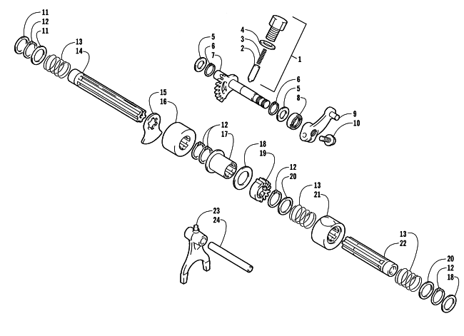 SECONDARY SHIFTING ASSEMBLY