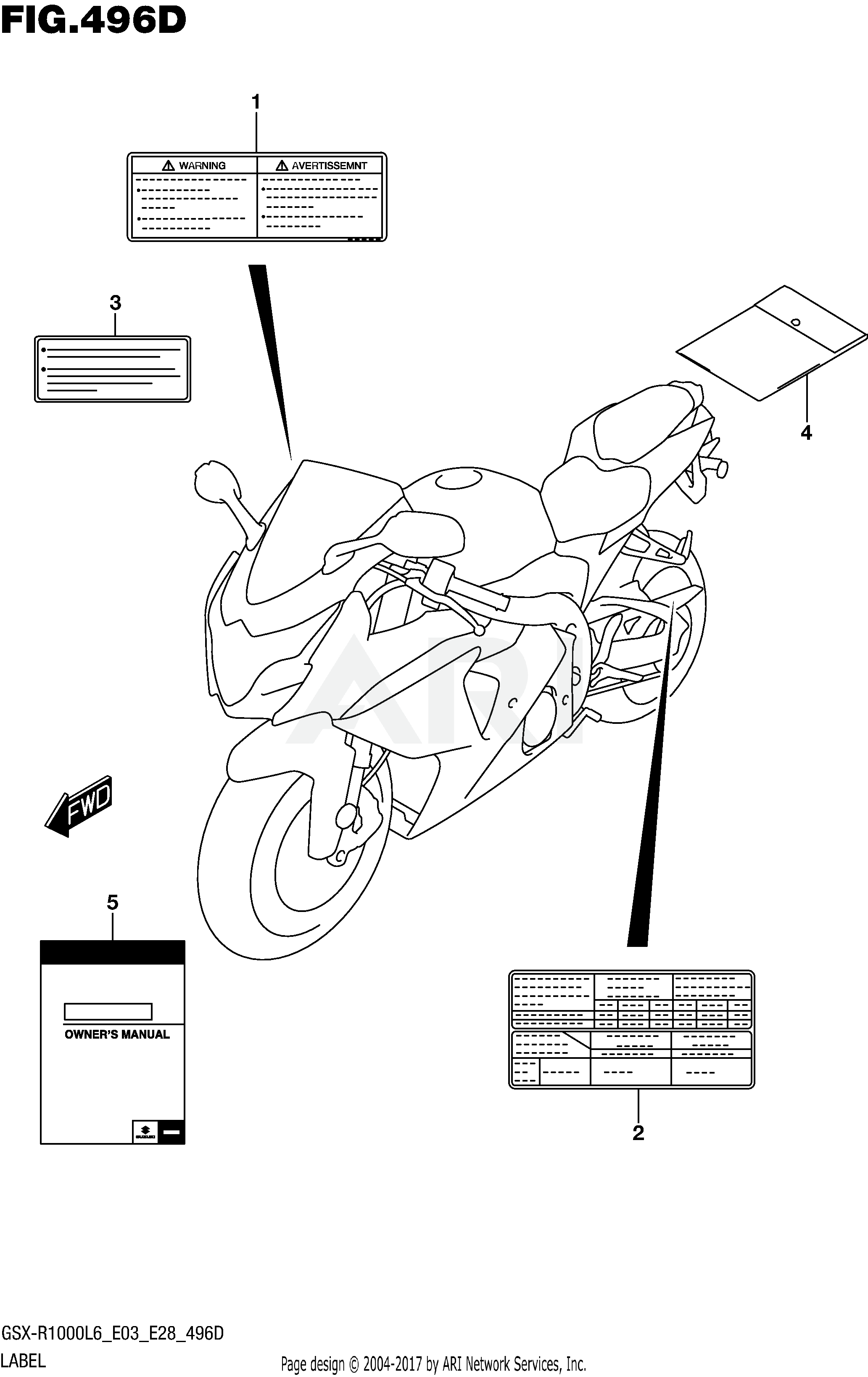 LABEL (GSX-R1000AL6 E28)