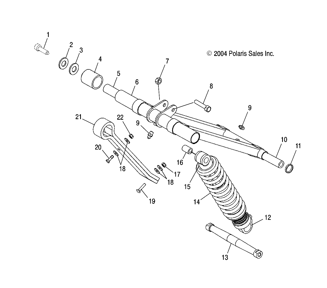 FRONT TORQUE ARM (M-10) - S05ND4BS (4992649264C01)