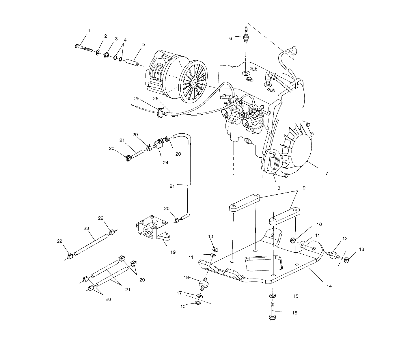 ENGINE MOUNTING - S00SD5BS (4953885388c001)