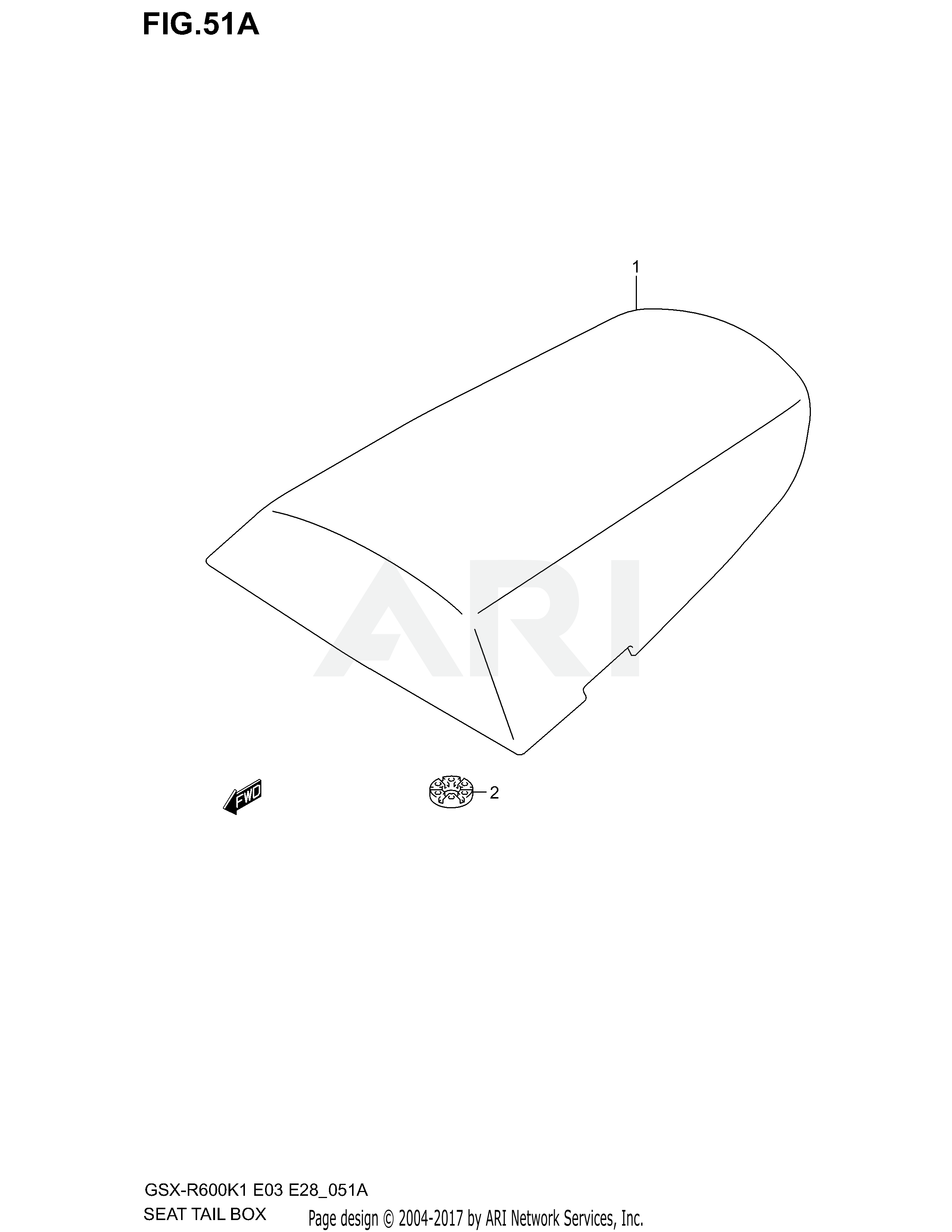 SEAT TAIL BOX (MODEL K2)