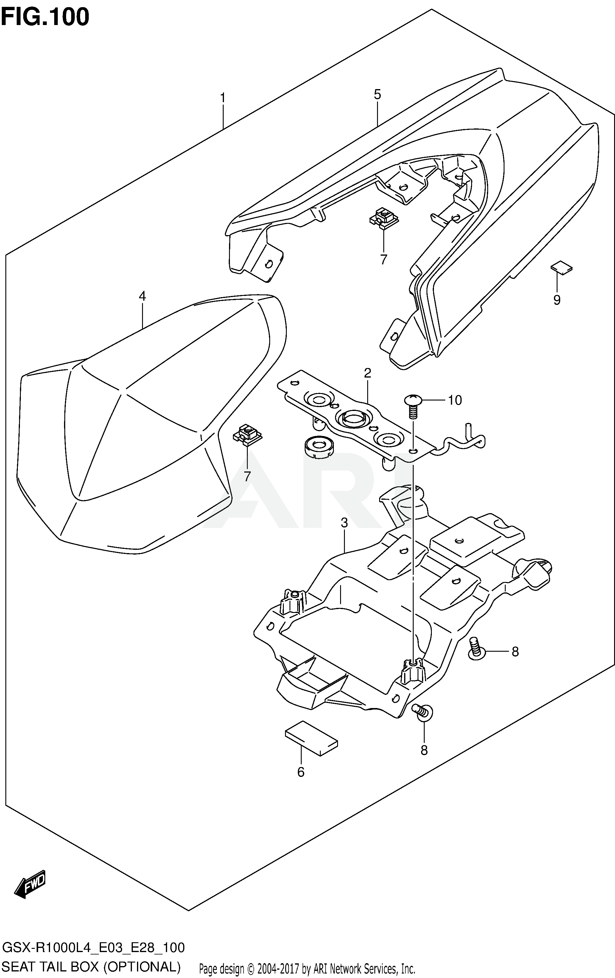 SEAT TAIL BOX (OPTIONAL)